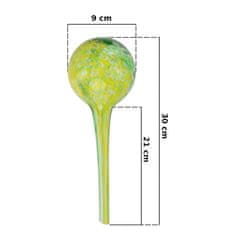 botle 4x üveg öntözőgömb gömb szobanövényekhez zöld-sárga 310 ml-es készlet