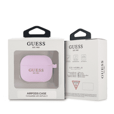 Guess GUA3LSC4EU Apple Airpods 3 Szilikon Védőtok - Lila (GUA3LSC4EU)