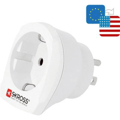 Skross 1.500203-E Úti adapter CA EU to USA (1.500203-E)