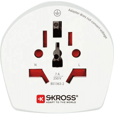 Skross 1.500225-E Úti adapter CA W to UK (BS) (1.500225-E)