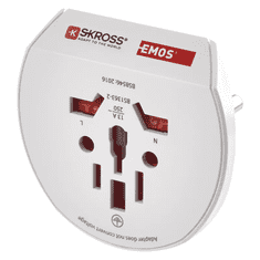 EMOS P0055N WORLD -> EU 250V Utazó adapter (P0055N)