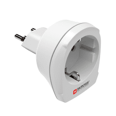 Hama 00223482 tápcsatlakozó átalakító J típus C típus (Europlug) + F típus Fehér (223482)