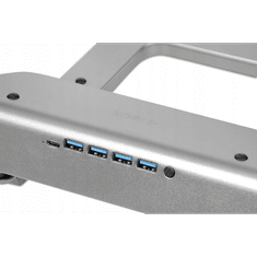 iBOX NC06 17.3" laptop hűtőpad - Ezüst (INC06)