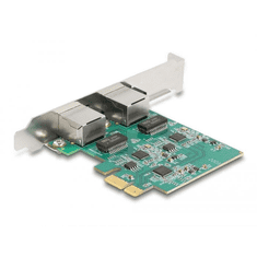 DELOCK PCI Express x1 kártya - 2 x RJ45 2,5 Gigabit LAN (88101) (del88101)