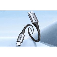Ugreen USB-Mikro USB-kábel 0,5m fekete-szürke (15231) (UG15231)