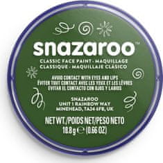 Snazaroo arcfesték sötétzöld 18ml