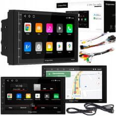 Krüger&Matz 12V 2DIN LCD FM autórádió 4x45W 2x USB Bluetooth GPS ANDROID 12 WIFI