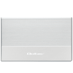 Qoltec Quoltec 52278 2,5" USB 3.0 Külső HDD/SSD ház - Ezüst (52278)