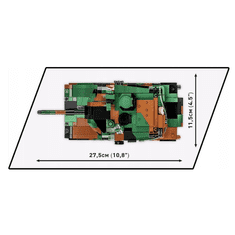 Cobi M1A2 SEPv3 Abrams tank 1017 darabos építő készlet (2623)