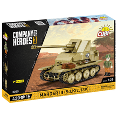 Cobi Marder III Sd.Kfz.139 páncélvadász jármű 420 darabos építő készlet (3050)