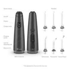 TrueLife AquaFloss Compact C300 szájzuhany fekete (TLAFCC300B) (TLAFCC300B)