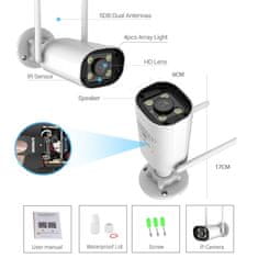 BOT Smart kültéri IP/WiFi kamera NA5