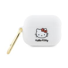 TKG Airpods PRO 2 tartó: Hello Kitty 3D - fehér szilikon tok