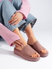 Amiatex Női papucs 108429 + Nőin zokni Gatta Calzino Strech, rózsaszín árnyalat, 38