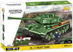 Cobi 2578 II. világháborús tank IS-2, 3v1, 1:28, 1051 k, 1 f