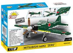 Cobi 5861 II. világháborús Mitsubishi A6M2 Zero, 1:48, 170 LE