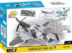 Cobi 5863 II. világháborús Jakovlev YAK-1b, 1:48, 142 k