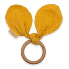 NEW BABY Új Baby Ears Mustard Baby Teether