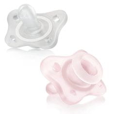 Chicco Soother Physio Mini Soft teljes szilikon 0-2m kislány 2 db