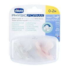 Chicco Soother Physio Mini Soft teljes szilikon 0-2m kislány 2 db