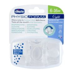 Chicco cumizó Physio Luxe teljes szilikon 6-12m kristály 2 db