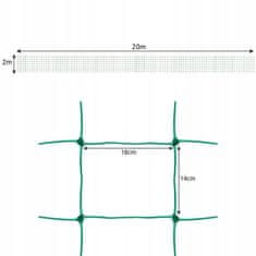 Gardlov 23980 Hegymászó háló 2 x 20 m