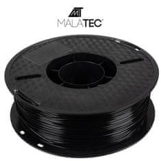 Malatec PLA 3D izzószál 1 kg 1,75 mm - fekete Malatec 22040 