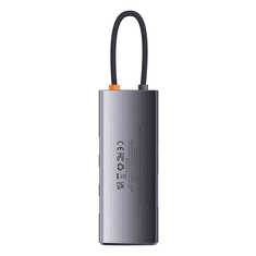 BASEUS Metal Gleam Series 6 az 1-ben hub USB-C - 3x USB 3.0 USB-C PD microSD/SD (WKWG030213) (WKWG030213)