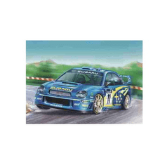 Helluz Subaru Impreza WRC 2002 autó műanyag modell (1:43)
