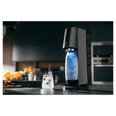 SodaStream E-TERRA Tripack Szódakészítő - Fekete (E-TERRA BL. CQC+FĽAŠA TRIPACK)