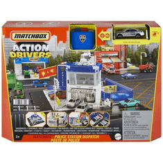 Mattel Matchbox rendőrkapitányság nagy pálya szett (HBD74/HHW22) (HBD74/HHW22)