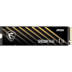 MSI SPATIUM M460 PCIe 4.0 NVMe M.2 1 TB PCI Express 4.0 3D NAND (S78-440L930-P83)