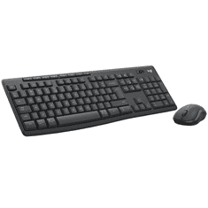 Logitech MK370 Combo Wireless Billentyűzet + Egér (Grafitszürke) - Portugál (920-012070)