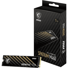 MSI SPATIUM M460 PCIe 4.0 NVMe M.2 1 TB PCI Express 4.0 3D NAND (S78-440L930-P83)