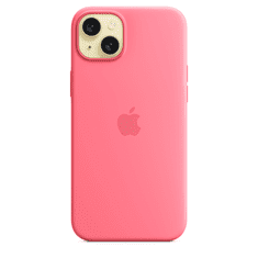 Apple iPhone 15 Plus MagSafe-rögzítésű szilikontok - Rózsaszín (MWNE3ZM/A)