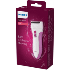 PHILIPS SatinShave Essential HP6341/00 női borotva 1 fej(ek) Rózsaszín, Fehér (HP6341/00)