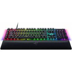 Razer Blackwidow V4 RGB Green Switch Vezetékes Gaming Billentyűzet - Német (RZ03-04690400-R3G1)