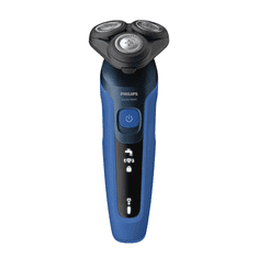 PHILIPS SHAVER Series 5000 S5466/17 férfi borotva Rotációs/forgófejes borotva Vágó Fekete, Kék (S5466/17)