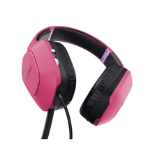 Trust GXT 415P Zirox Headset Vezetékes Fejpánt Játék Rózsaszín (24992)