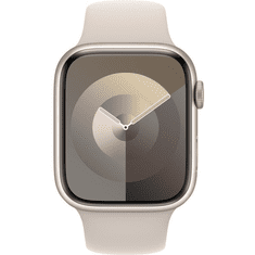 Apple Watch S9 Aluminium 45mm Polarstern (Sportarmband polarstern) M/L NEW (MR973QF/A)