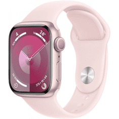 Apple Watch S9 Aluminium 41mm Rosé (Sportarmband hellrosa) S/M NEW (MR933QF/A)