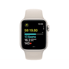 Apple Watch SE (2023) GPS 40mm csillagfény alumíniumtok, csillagfény sportszíj S/M (Watch SE (2023) 40mm csf-csf S/M)