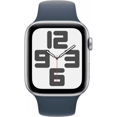Apple Watch SE Aluminium Cellular 44mm Silber (Sportarmband sturmblau) M/L NEW (MRHJ3QF/A)