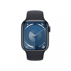 Apple Watch S9 41mm fekete aluminumtok,fekete sport szíj (APPLE-MR8X3QH-A) (MR8X3QH/A)