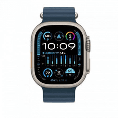 Apple Watch Ultra 2 + Cellular 49mm titántok, óceán kék szíj (MREG3) (MREG3)