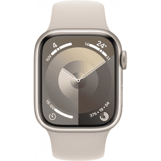 Apple Watch S9 Aluminium 41mm Polarstern (Sportarmband polarstern) S/M NEW (MR8T3QF/A)