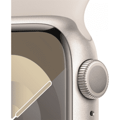 Apple Watch S9 Aluminium 41mm Polarstern (Sportarmband polarstern) S/M NEW (MR8T3QF/A)