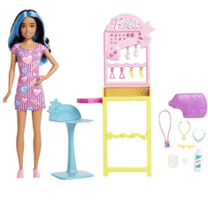 Mattel Barbie Skipper First Jobs Ékszerstand játékszett (HKD78) (HKD78)