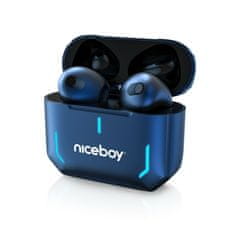 Niceboy HIVE SpacePods vezeték nélküli, fülbe helyezhető fejhallgató, kék