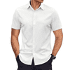 Gyűrődésmentes ing, légáteresztő és kényelmes, fehér S/M - BRILLSHIRT